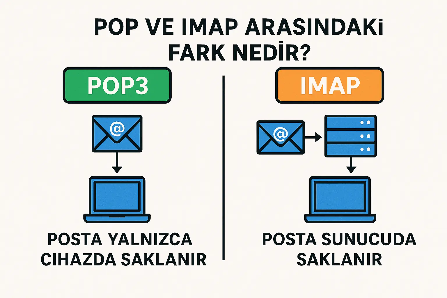 pop3 ve ımap farkı